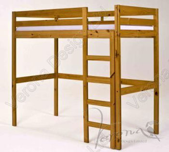 Verona Rimini High Bed Frame Only | Antique